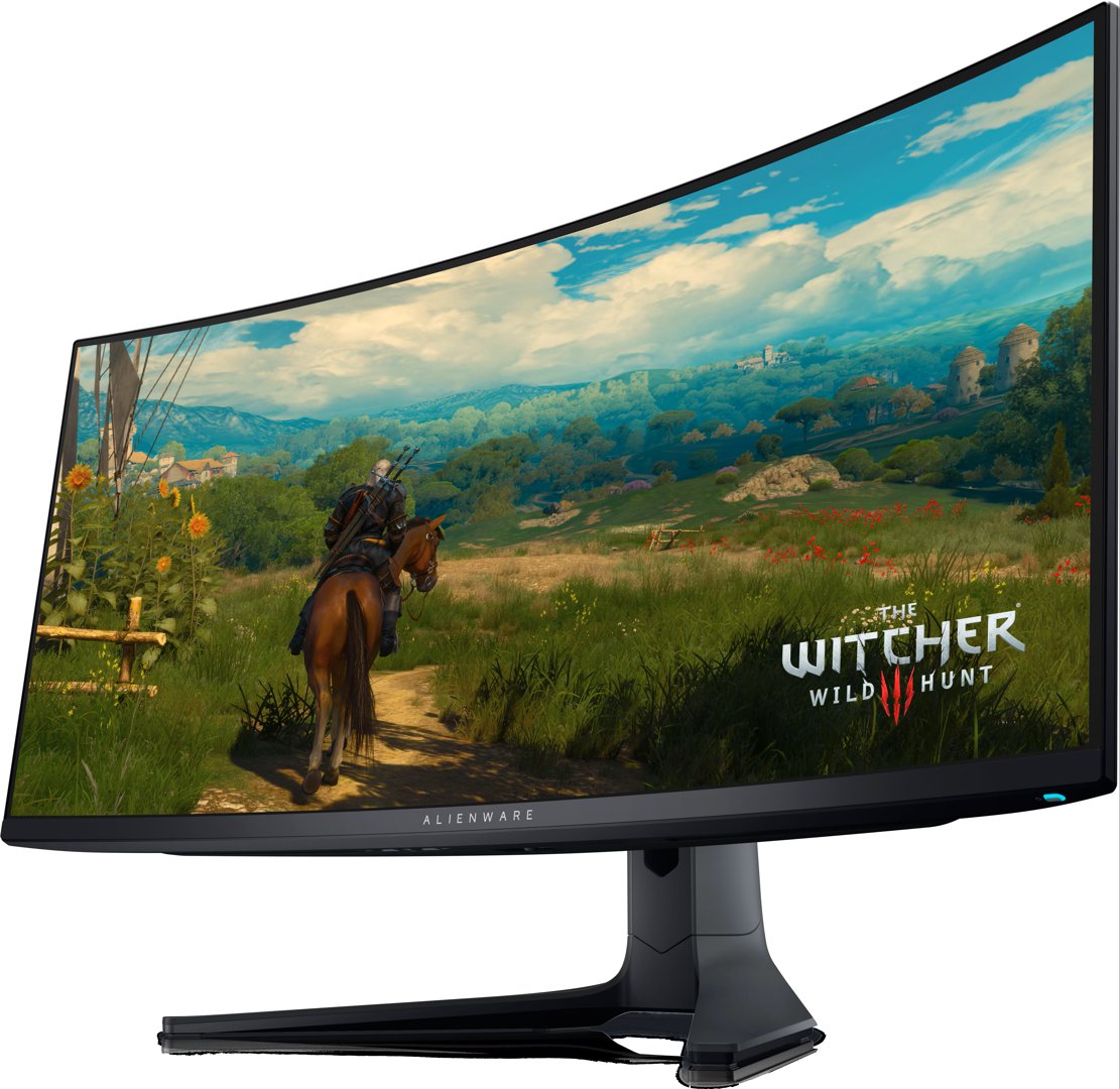 Image of Dell Alienware 34" QD OLED bogadreginn tölvuleikjaskjár