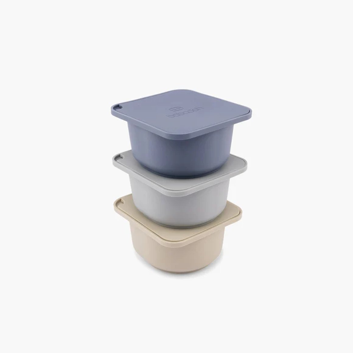 Babadoh Pizzadeigsbox silkon 350 gr 3stk blátt