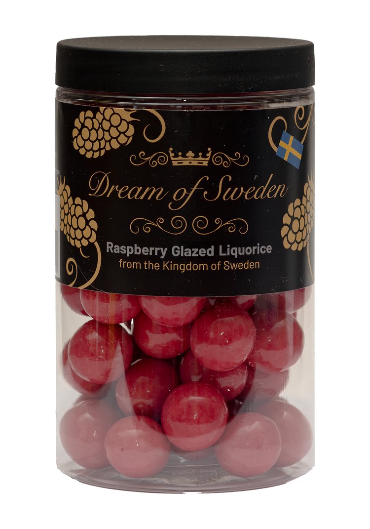 Image of Dream of Sweden Lakkrískúlur hindberja 250gr