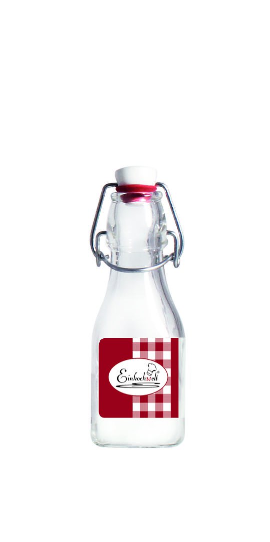 Einkochwelt Flaska 125ml m/smeltum tappa
