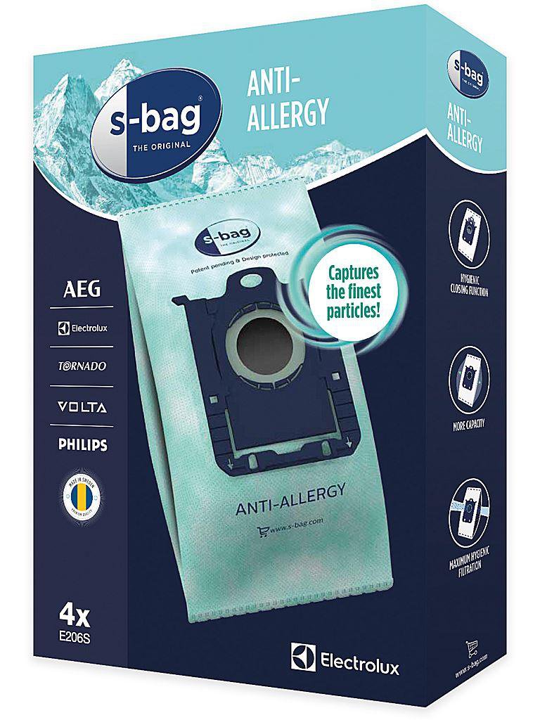 Electrolux Ryksugupokar s-bag Anti Allergy 4stk