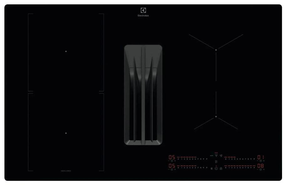 Image of Electrolux Excellence Spanhelluborð með gufugleypi 80cm Excellence