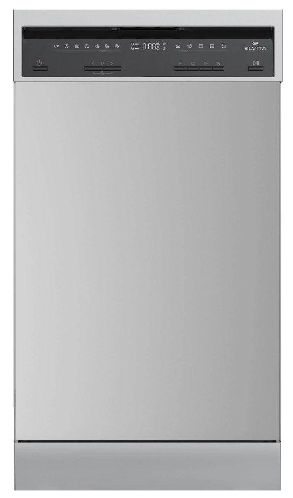 Image of Elvita Uppþvottavél 45cm stál