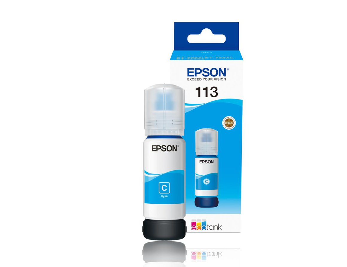 Image of Epson 113 EcoTank Pigment blátt blek 70ml túpa