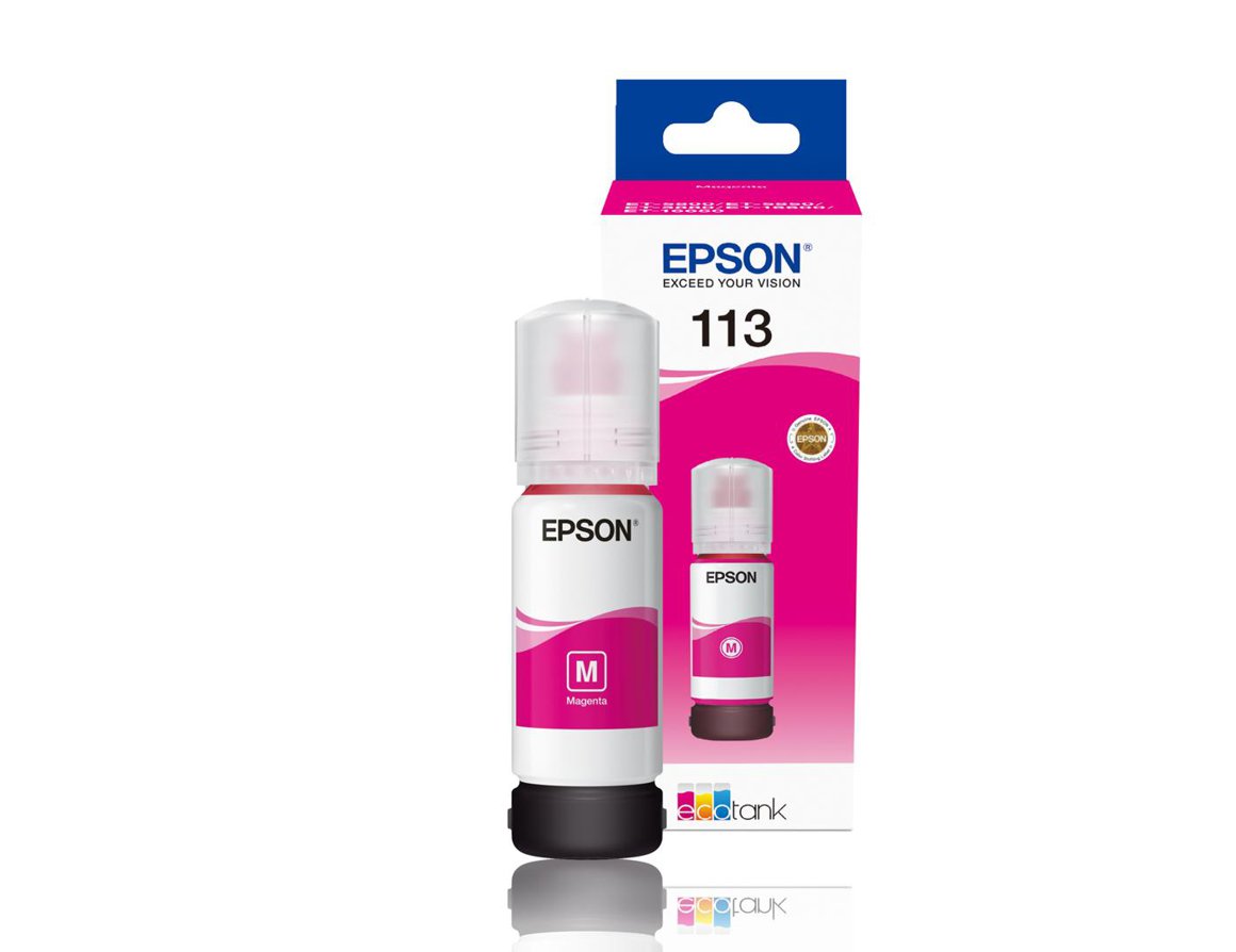 Image of Epson 113 EcoTank Pigment bleikt blek 70ml túpa
