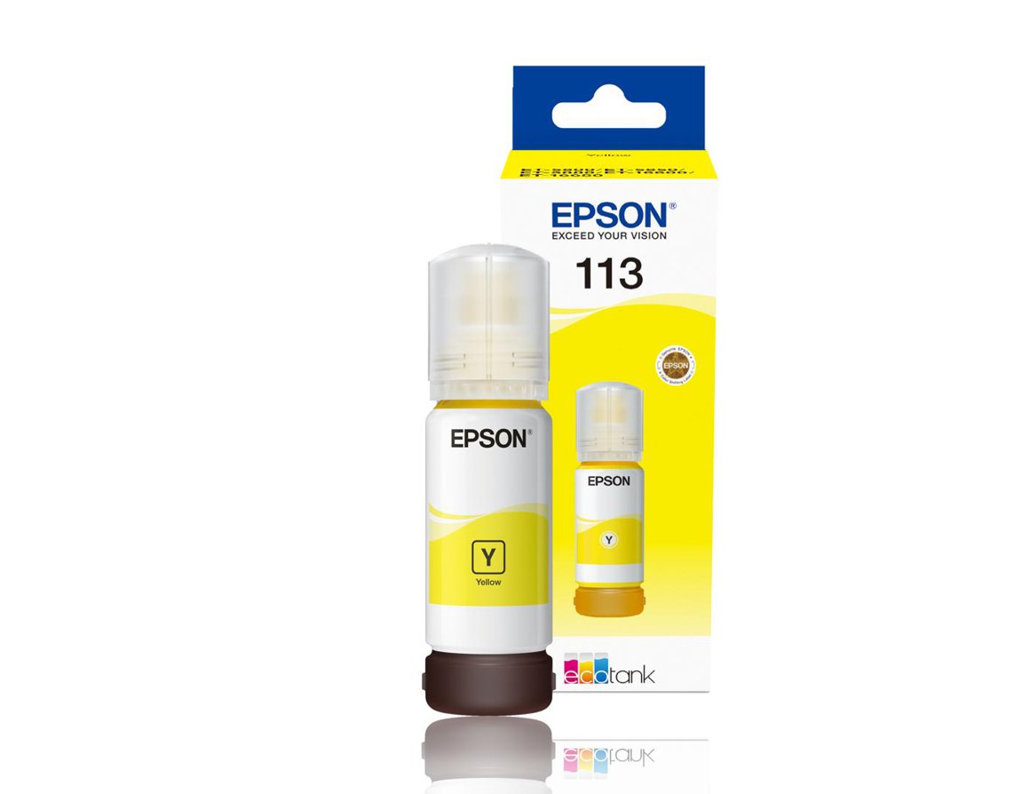 Image of Epson 113 EcoTank Pigment gult blek70ml túpa