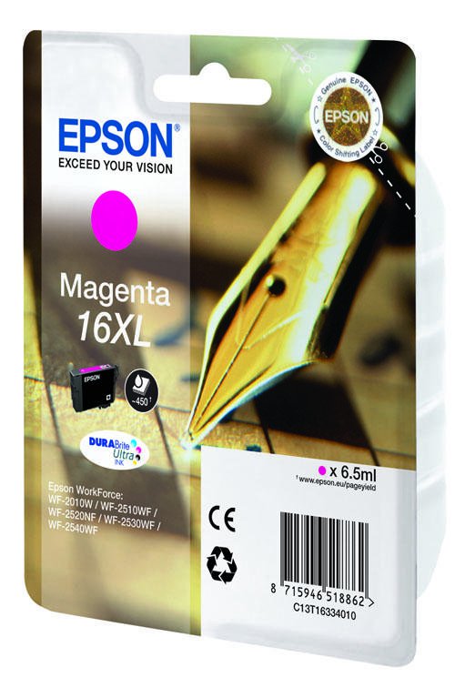 Image of Epson T1633 Magenta/Rautt Blek 6.5ml 450bls