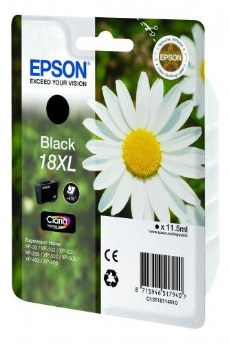 Epson T1811 Black/Svart Blek 11,5ml 470bls
