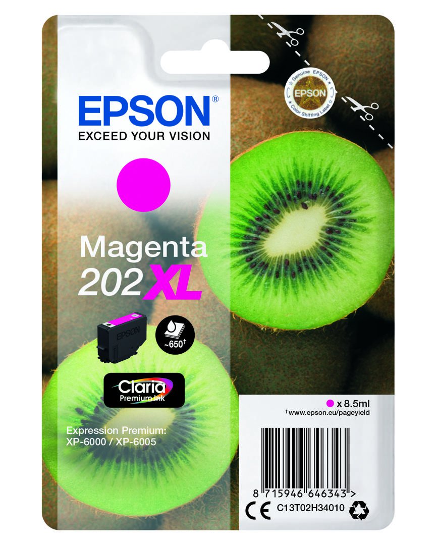 Epson T02H3 Rautt/Magent blek 8.5 ml