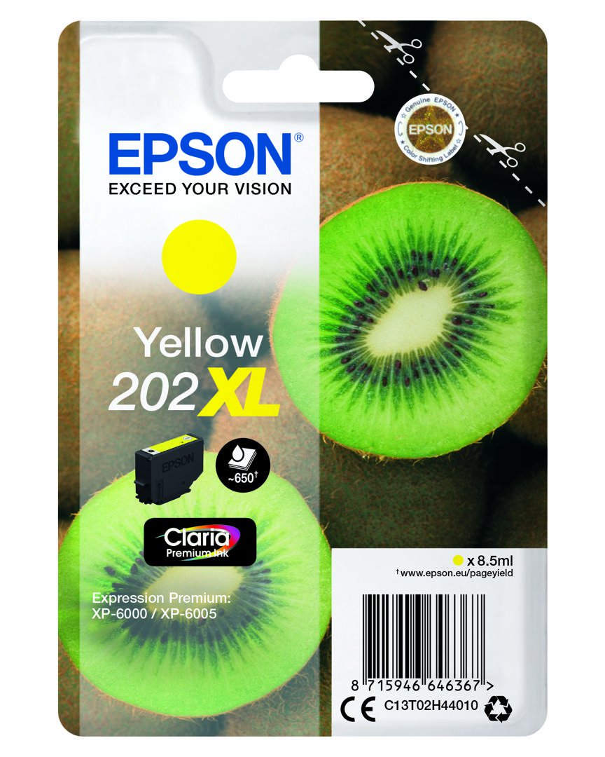 Epson T02H4 Gult/Yellow blek 8.5 ml
