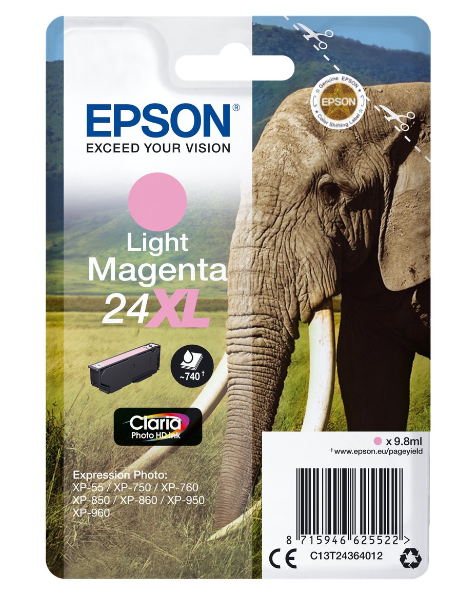 Image of Epson Blek 24 XL - Fíll