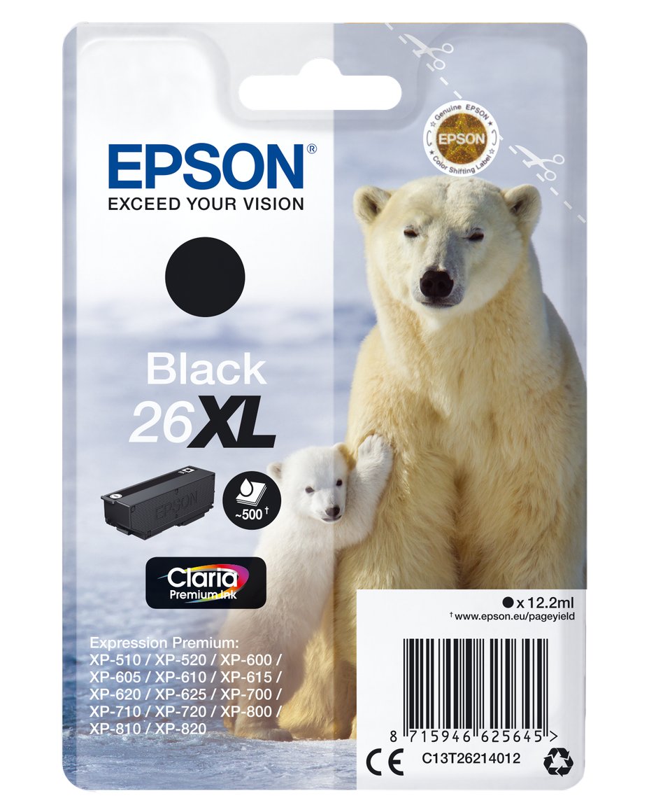 Epson Blek 26XL