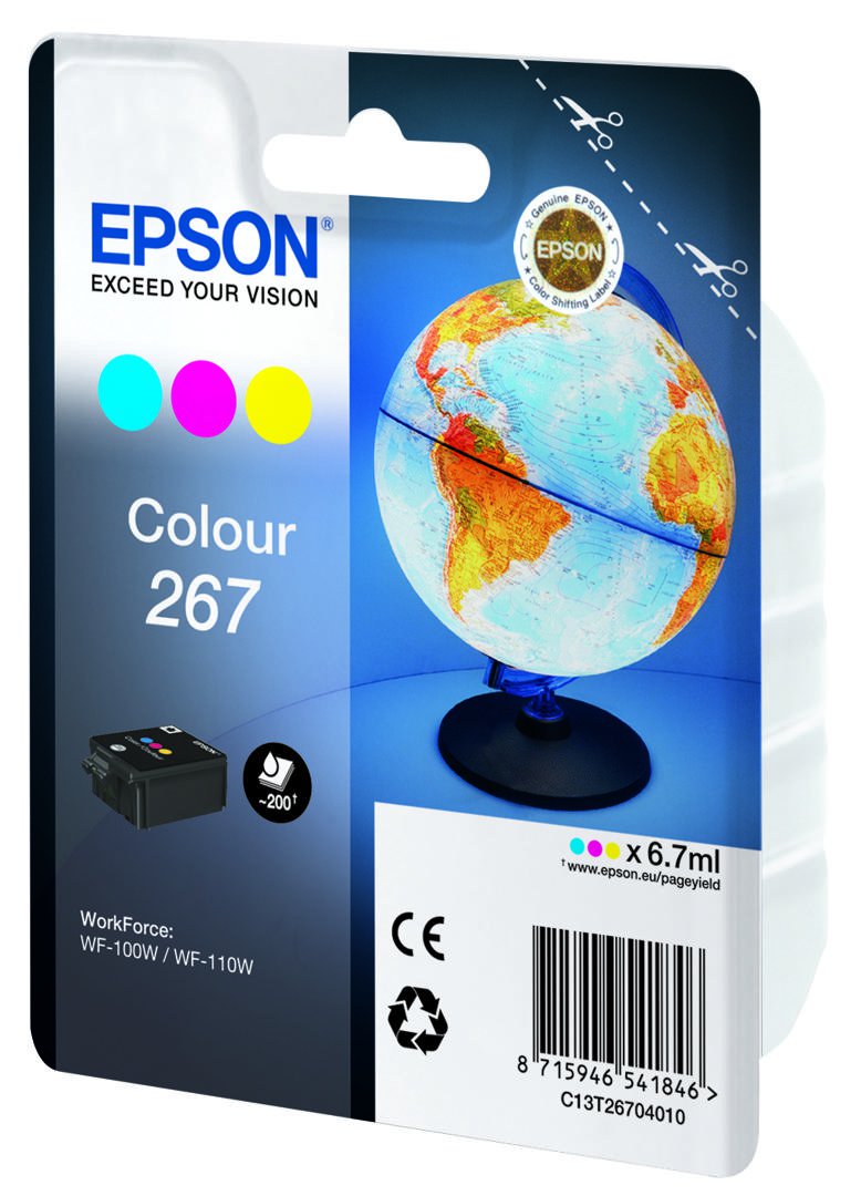 Epson Singlepack Colour 267 ink cart