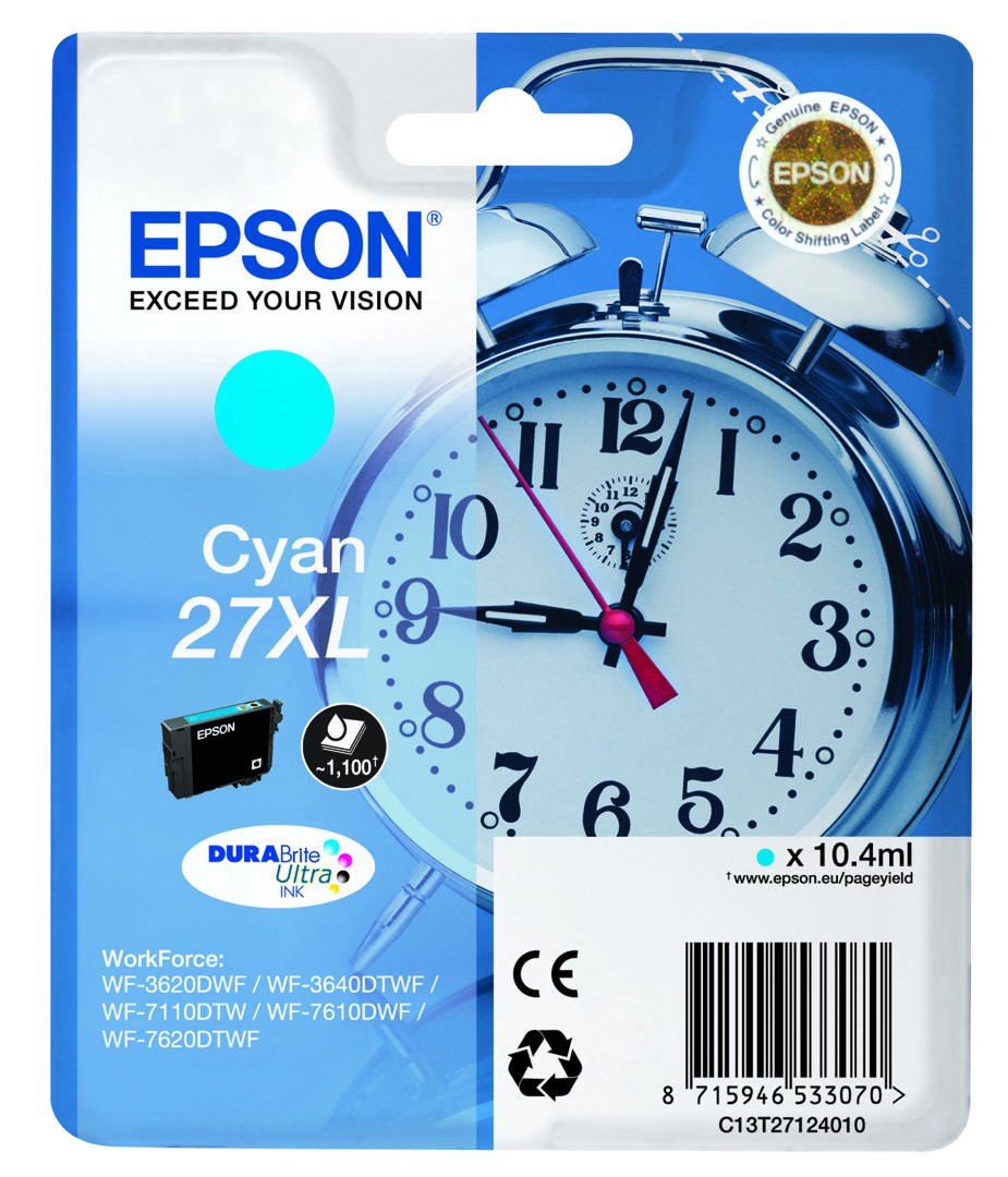 Epson T2712 XL Cyan 10,4 ml - 1100 bls