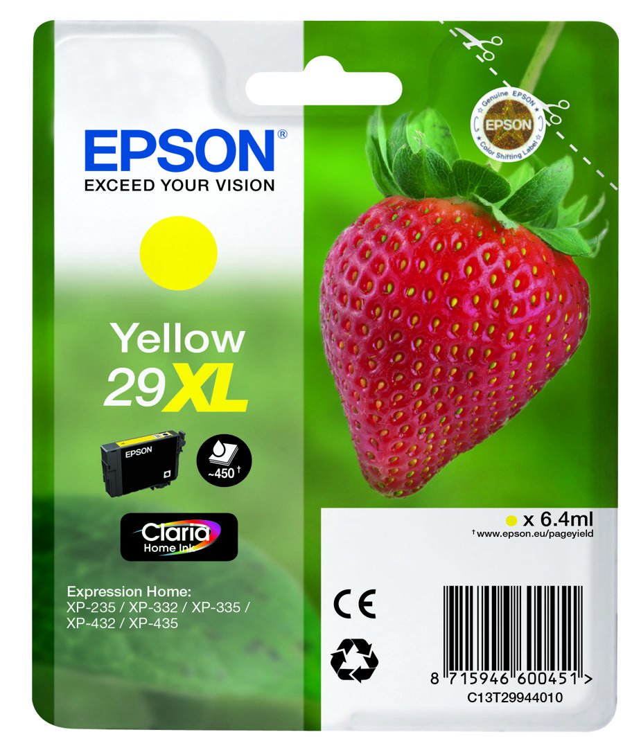 Epson T2994 XL Yellow/Gult blek 6,4 ml