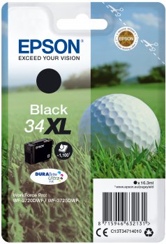 Epson Singlepack Black 34XL DURABrit