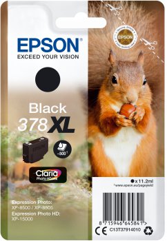 Epson Singlepack Black 378XL Claria