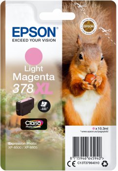 Epson Singlepack Light Magenta 378XL