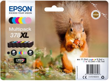 Image of Epson Multipack 6-colours 378XL Clar