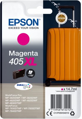 Epson 405 XL Magenta/Bleikt blek