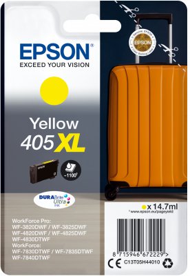 Image of Epson 405 XL Yellow/Gult blek