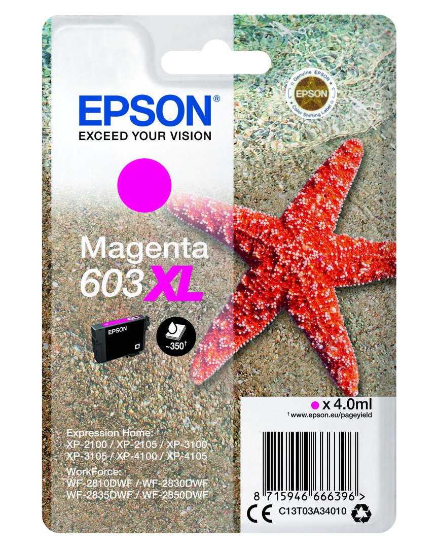 Epson 603XL Magenta blek