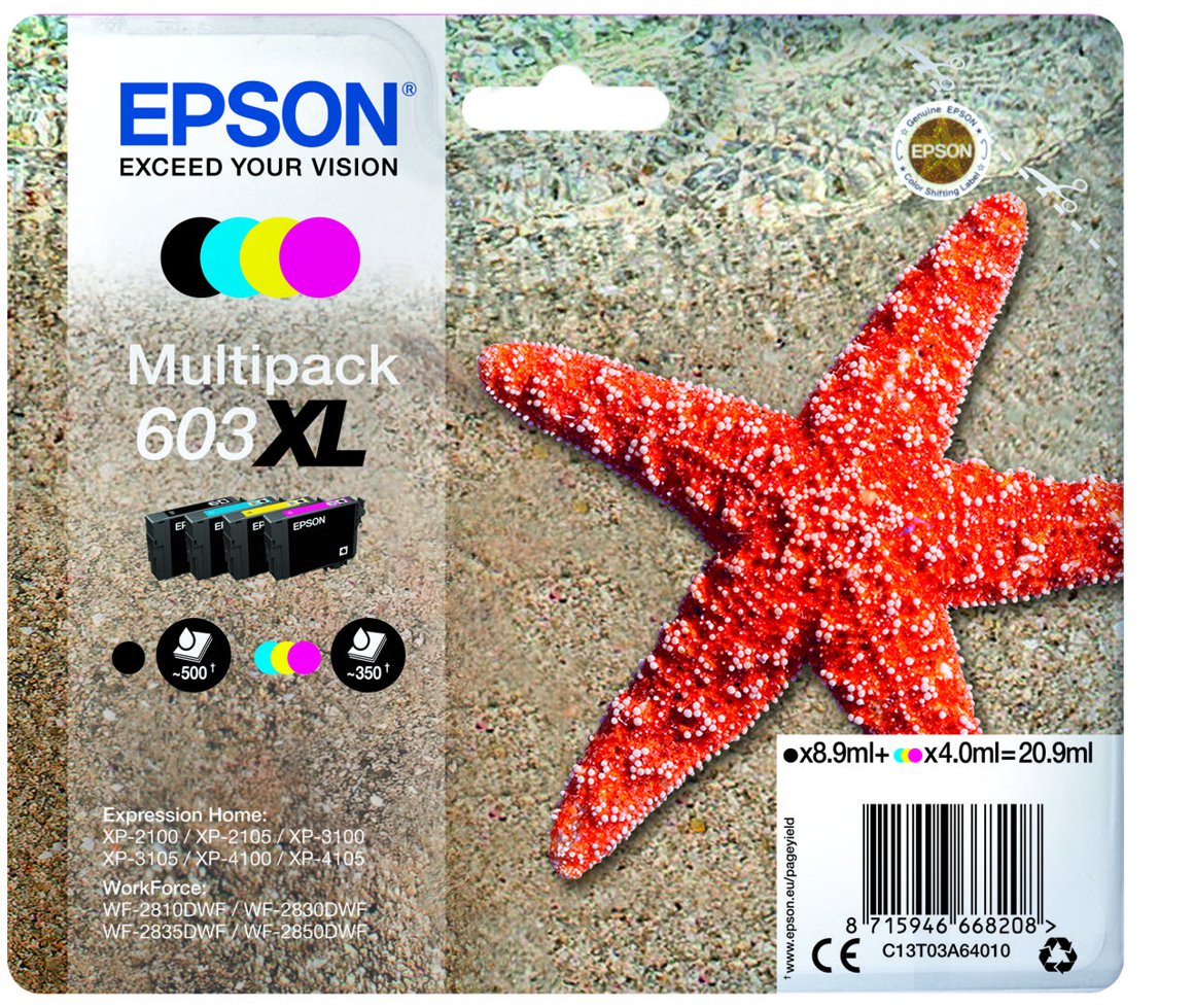 Image of Epson 603XL Multipack blek