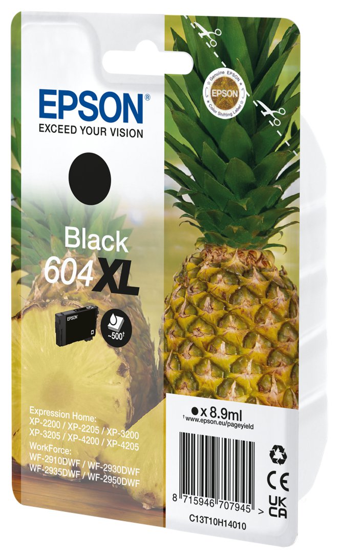 Epson 604XL Svart blek