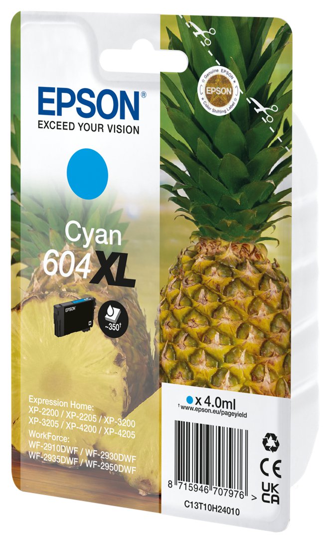 Epson 604XL Blátt blek