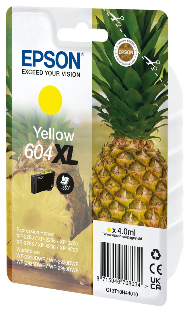 Epson 604XL Gult blek