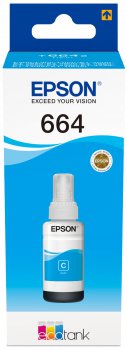 Image of Epson EcoTank 664 Cyan ink 70ml