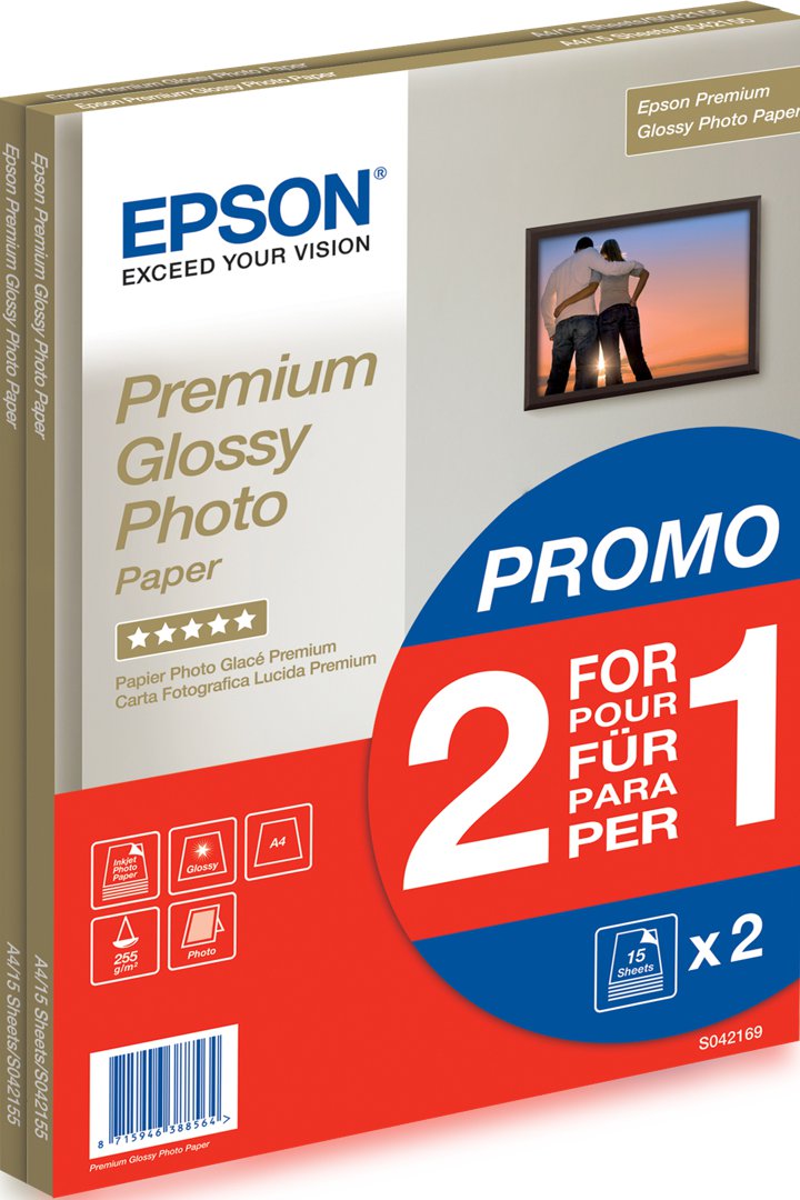 Epson Pappír A4 Premium Glossy Photo