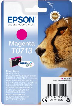 Image of Epson T0713 Magenta/Rautt Blek 5.5ml