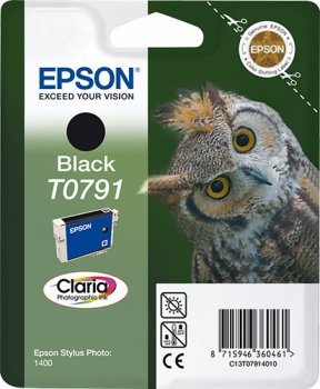 Image of Epson Singlepack Black T0791 Claria 