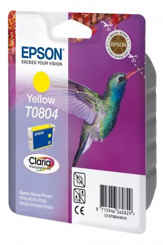 Image of Epson T0804 Yellow/Gult Blek 7.4ml