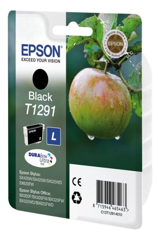 Image of Epson T1291 Black/Sva Blek 11.2ml