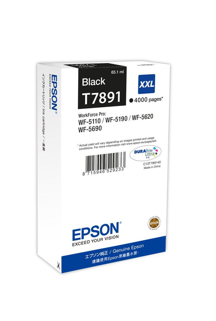 Image of Epson WF T7891 Black/Svart Blek - 4000 bls - 65ml