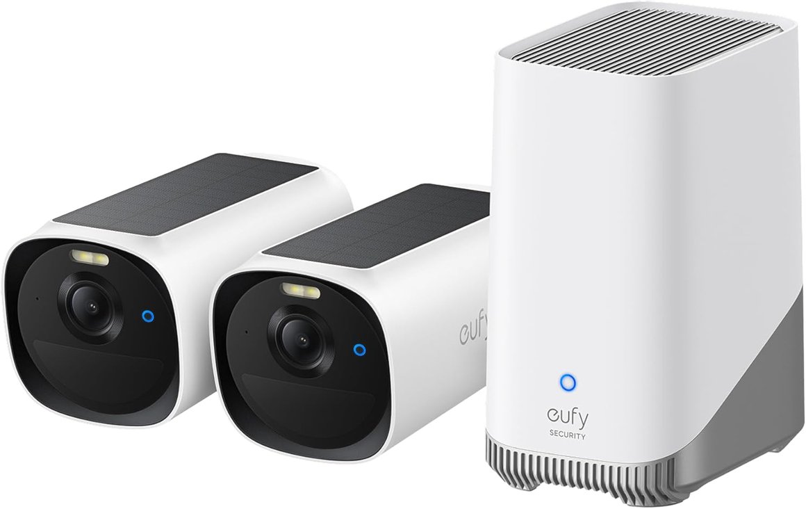 Image of Eufy E40 2 myndavélar og HomeBase 3 í pakka