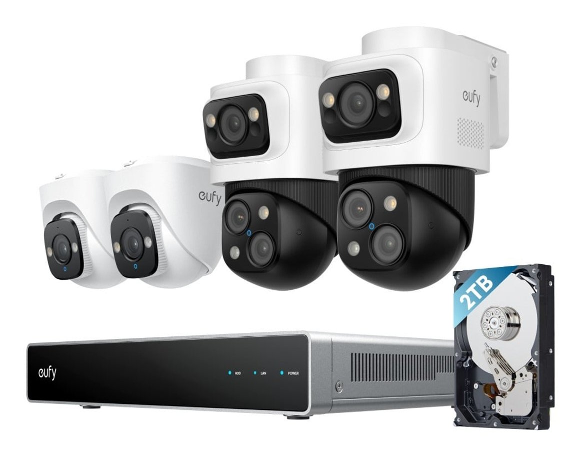 Image of Eufy eufyCam S4 NVR pakki m/2x S4 og 2x E41