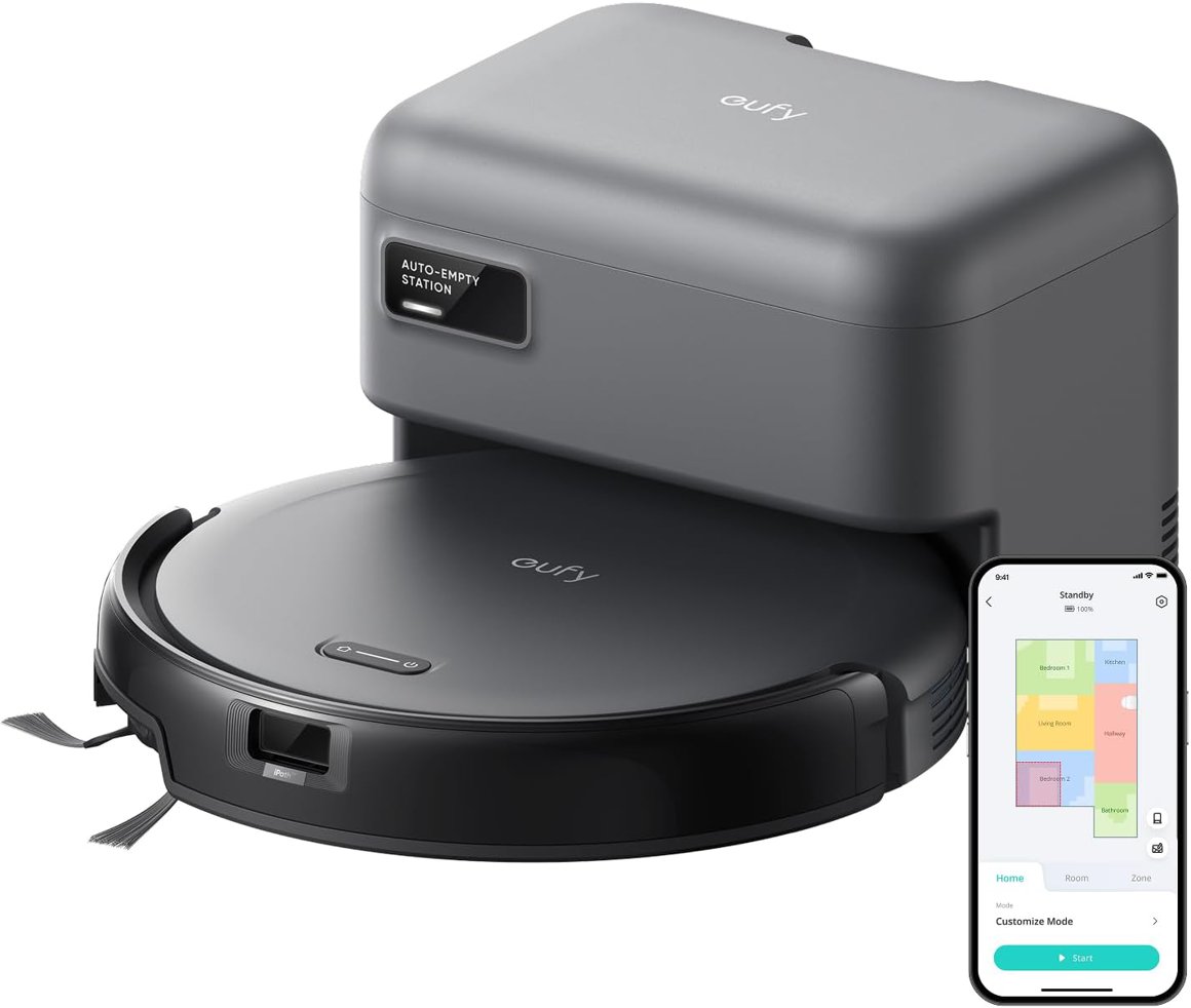 Image of Eufy Omni C10 Ryksuguvélmenni svart