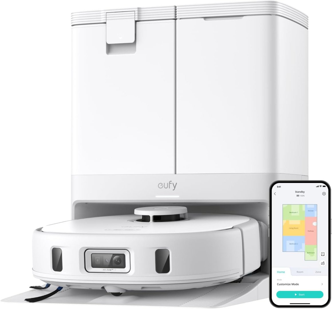Image of Eufy X10 Pro Omni Ryksuguvélmenni hvítt