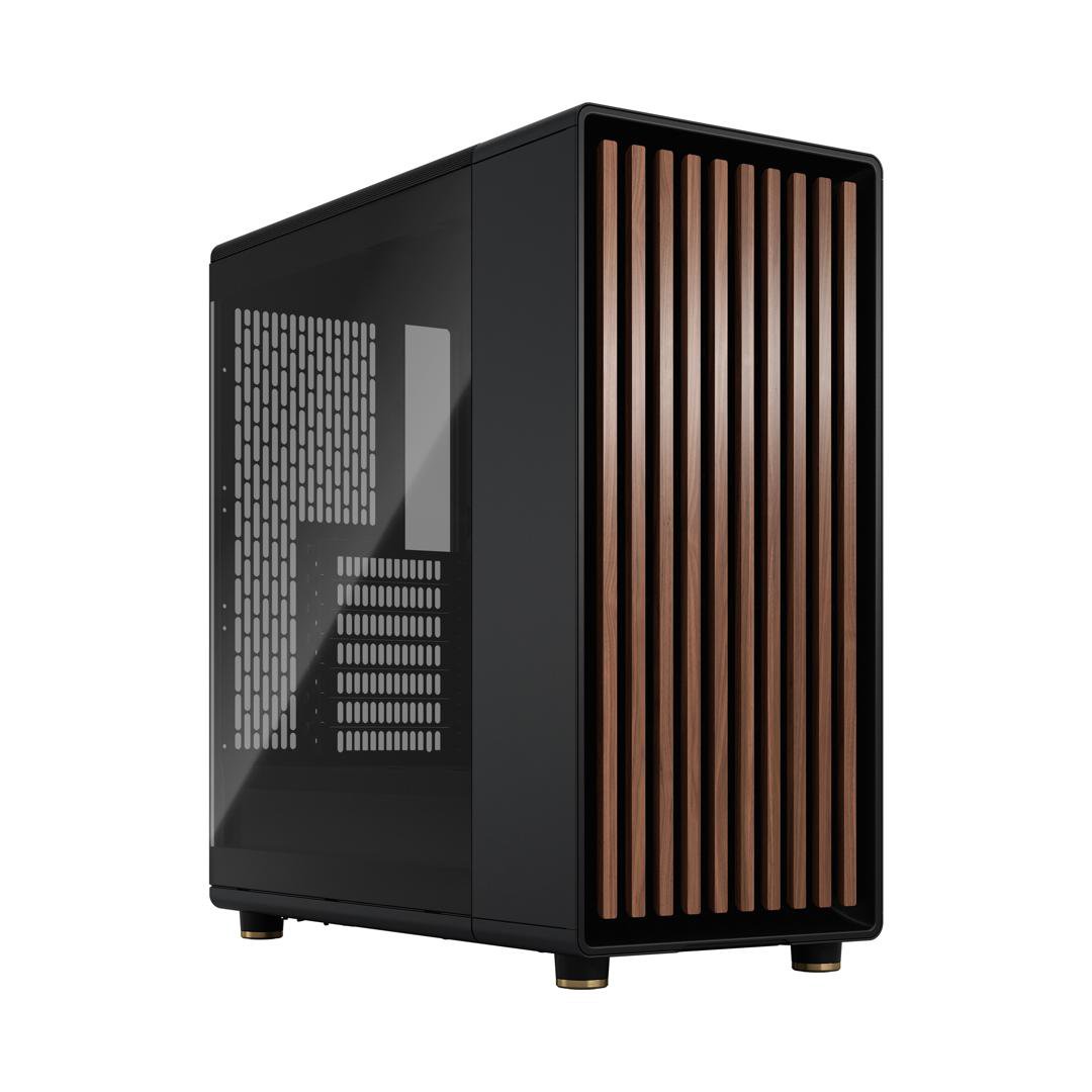 Fractal Design North svartur með glerhlið