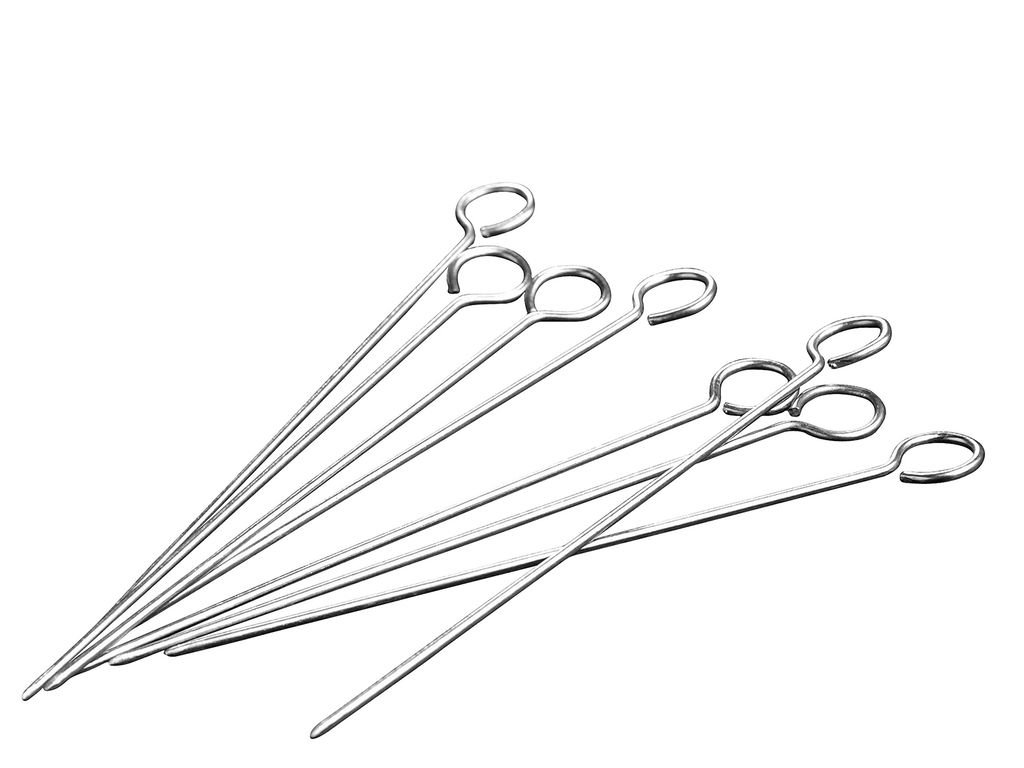 Image of Funktion Grillpinnar 10cm 8stk stál