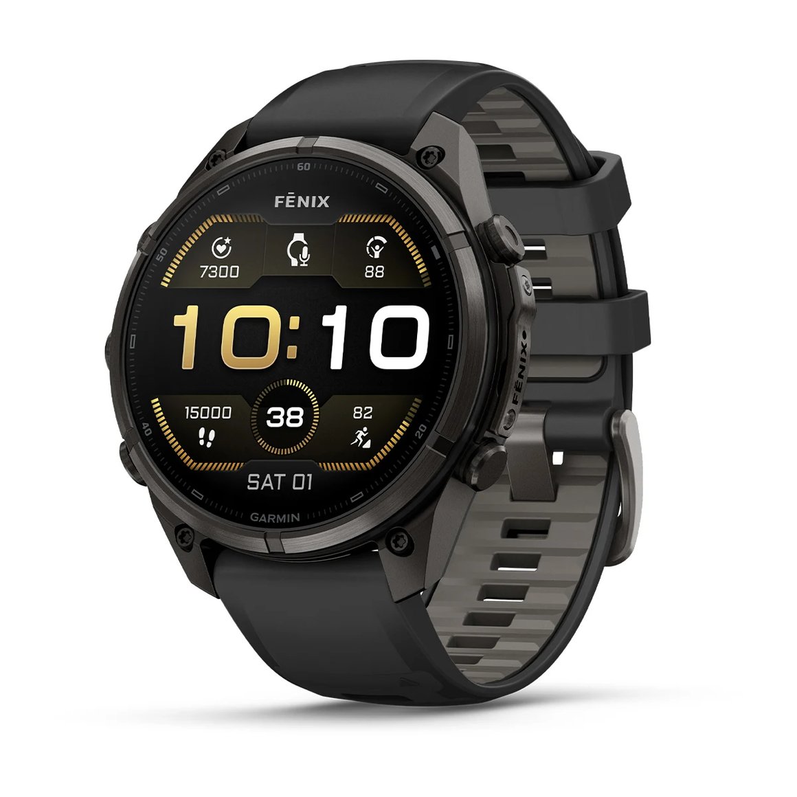 GARMIN Fenix 9 Pro 47mm DLC Kolgrátt/svart