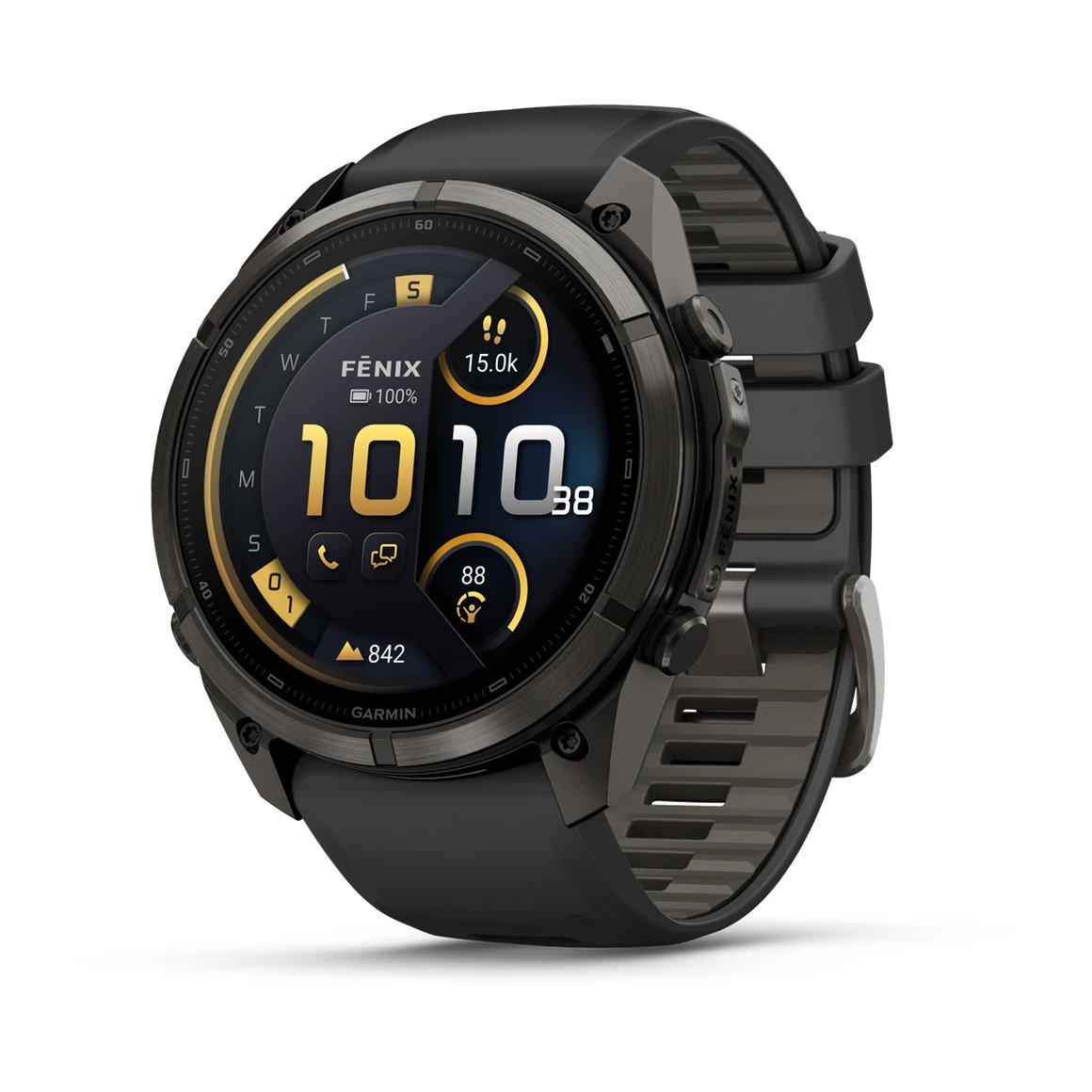 GARMIN Fenix 9 Pro LTE 51mm DLC Kolgrátt/svart