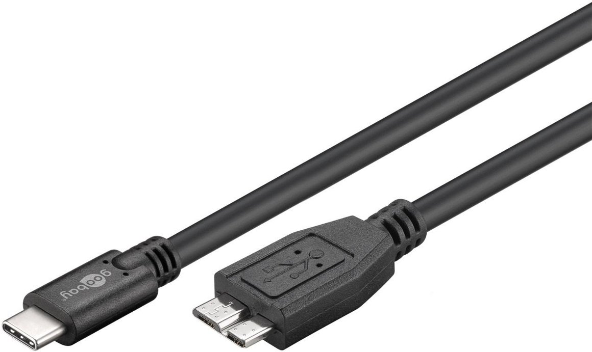 Goobay USB-C í Micro-B USB3 kapall 60cm