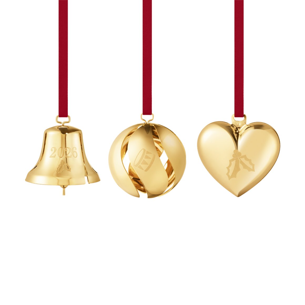 Image of Georg Jensen Jólasett 3stk 2026 gull