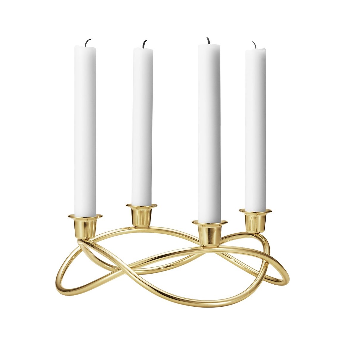 Image of Georg Jensen Season aðventukertastjaki gull