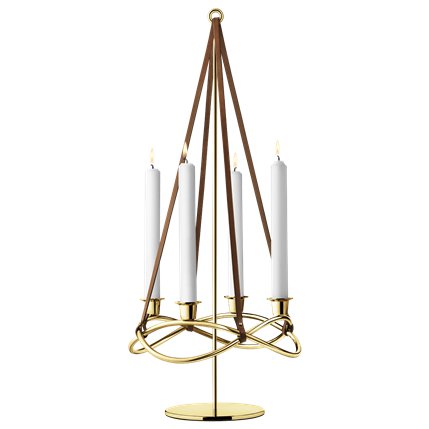 Image of Georg Jensen Upphengi f/Season kertastjaka gull