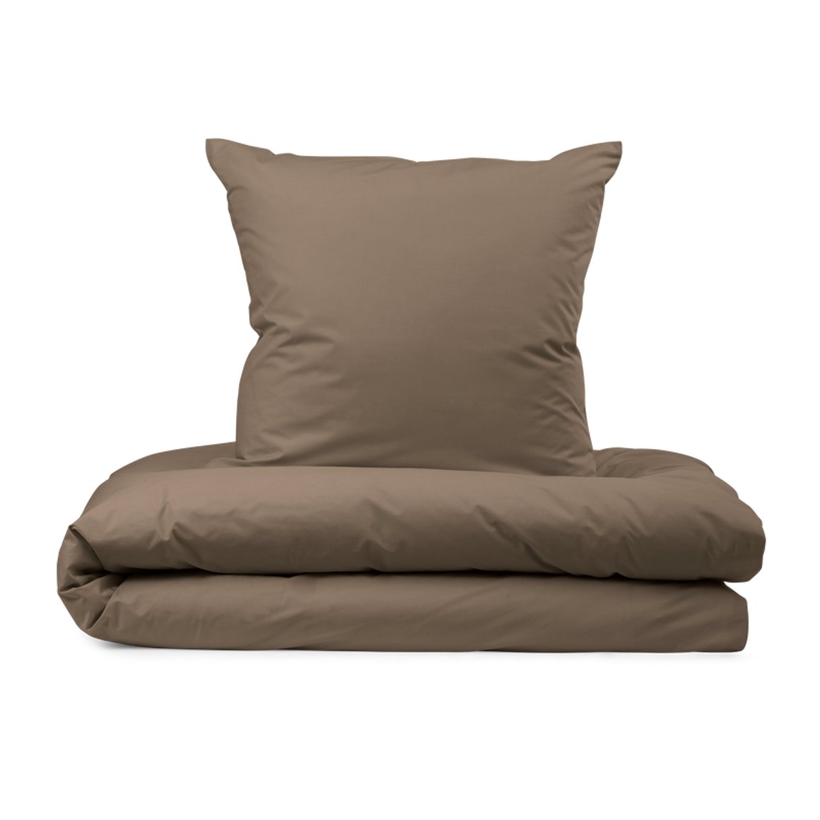 Image of Georg Jensen Damask Rúmföt Supima Percale 140x200/50x70cm Walnut
